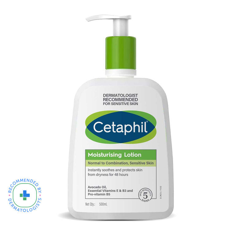 Cetaphil Moisturising Lotion For Dry To Normal Sensitive Skin - Dermatologist Recommended
(500ml)