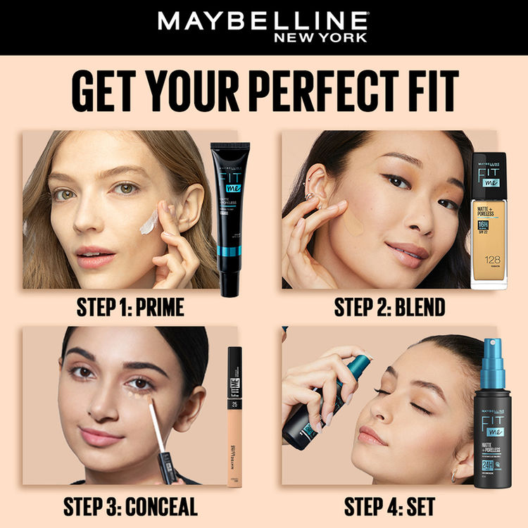Maybelline Fit Me Matte+Poreless 16H Oil Control Foundation With SPF 22 PA++ (123 Soft Nude)(30ml)