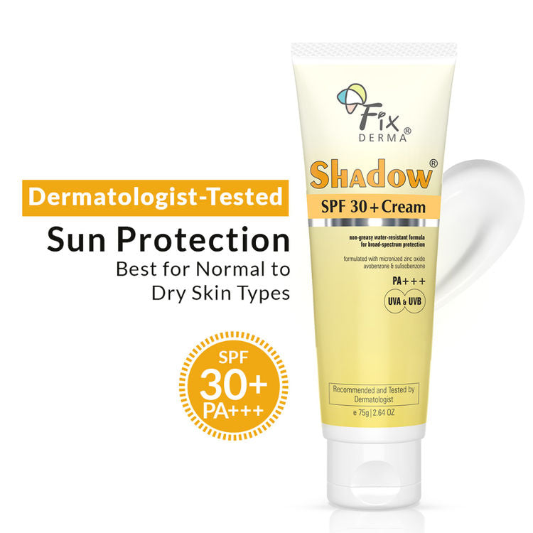 Fixderma Shadow Sunscreen SPF 30+ Cream For Dry Skin
(75 g)