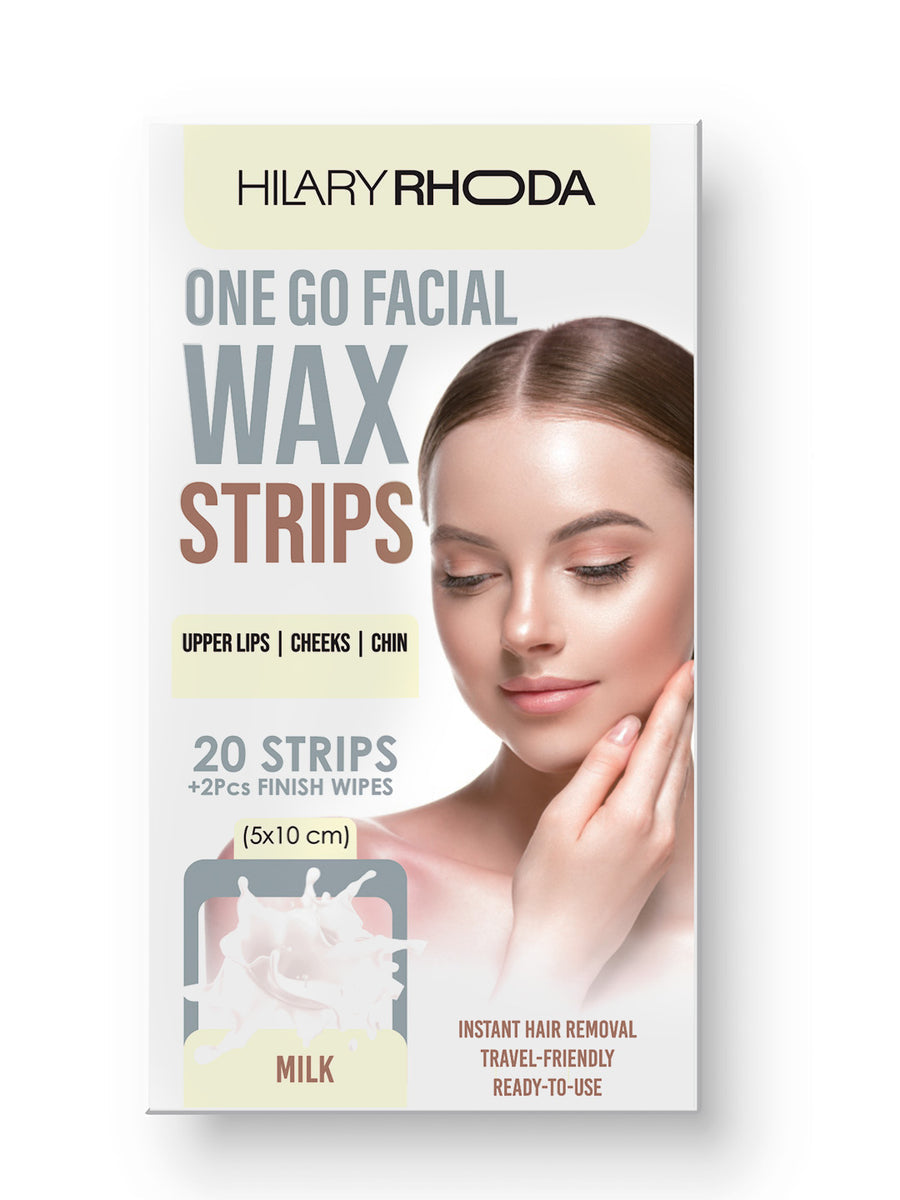 Hilary Rhoda One Go Facial Wax Strips 05 Milk