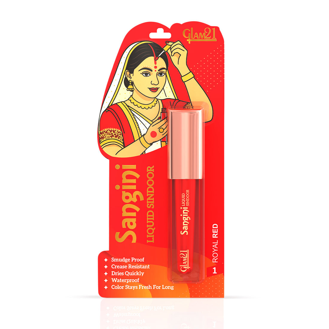 Glam21 Sangini Sindoor (01Red)