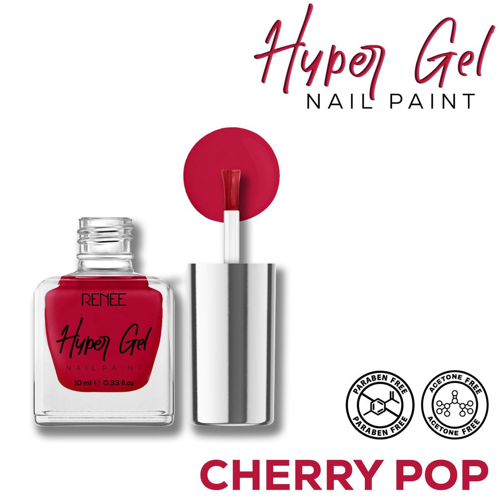 RENEE Hyper Gel Nail Paint 10ml (26 Red Chilli)