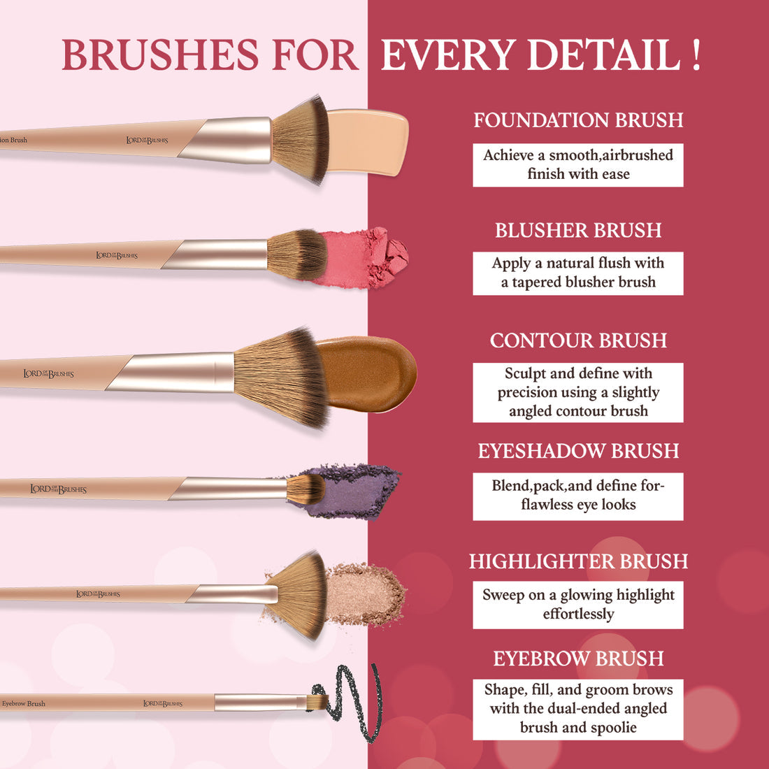 Glam21 LORD OF THE BRUSHES SET