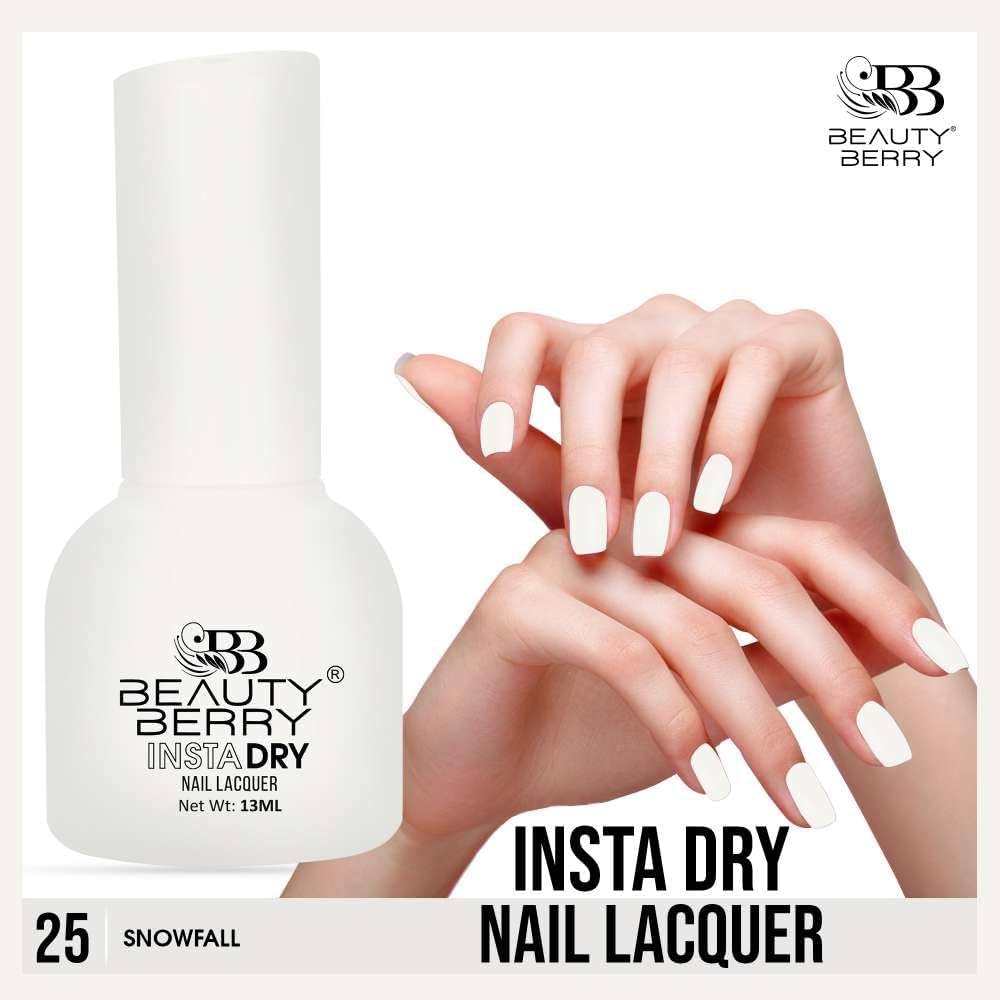 Beauty Berry Insta Dry Nail Lacquer (SNOWFALL-25)