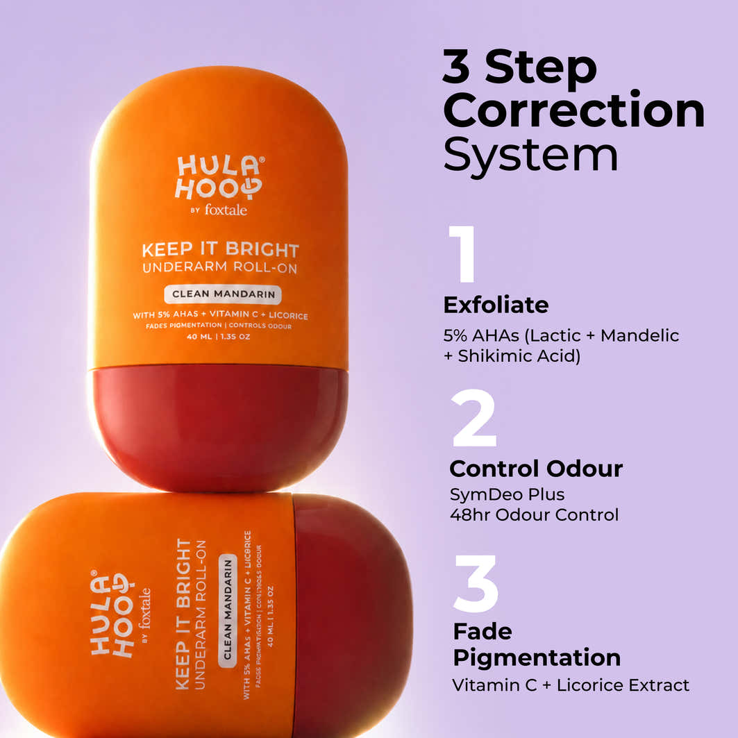 Hula Hoop Brightening Underarm Roll-On Deodorant