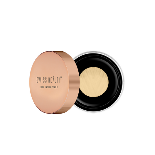 Swiss Beauty Ultra Fine Matte Loose Finish Powder (02 Banana-Powder)