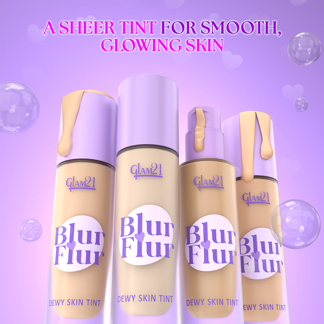 Glam21 Blur Flur Dewy Skin Tint (01 Porcelain)
