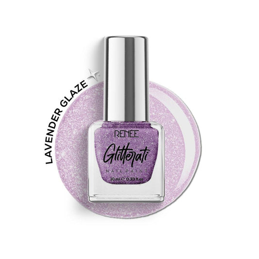 RENEE Glitterati Nail Paint (17 Lavender Glaze)