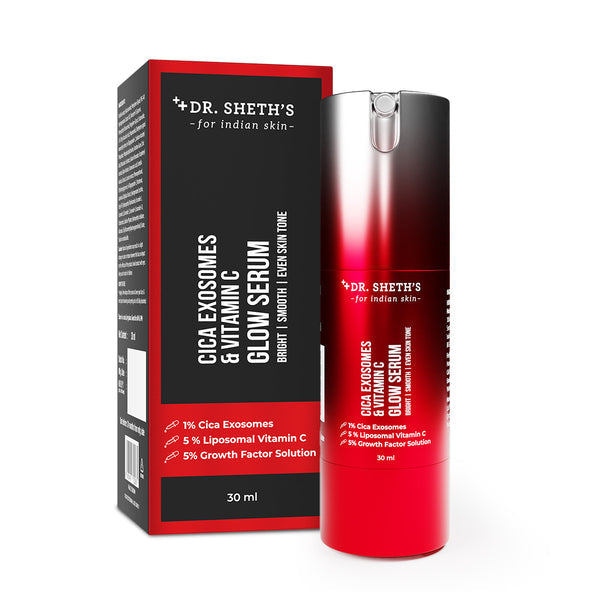 Dr. Sheth's Cica Exosomes & Vitamin C Glow Serum - 30ml