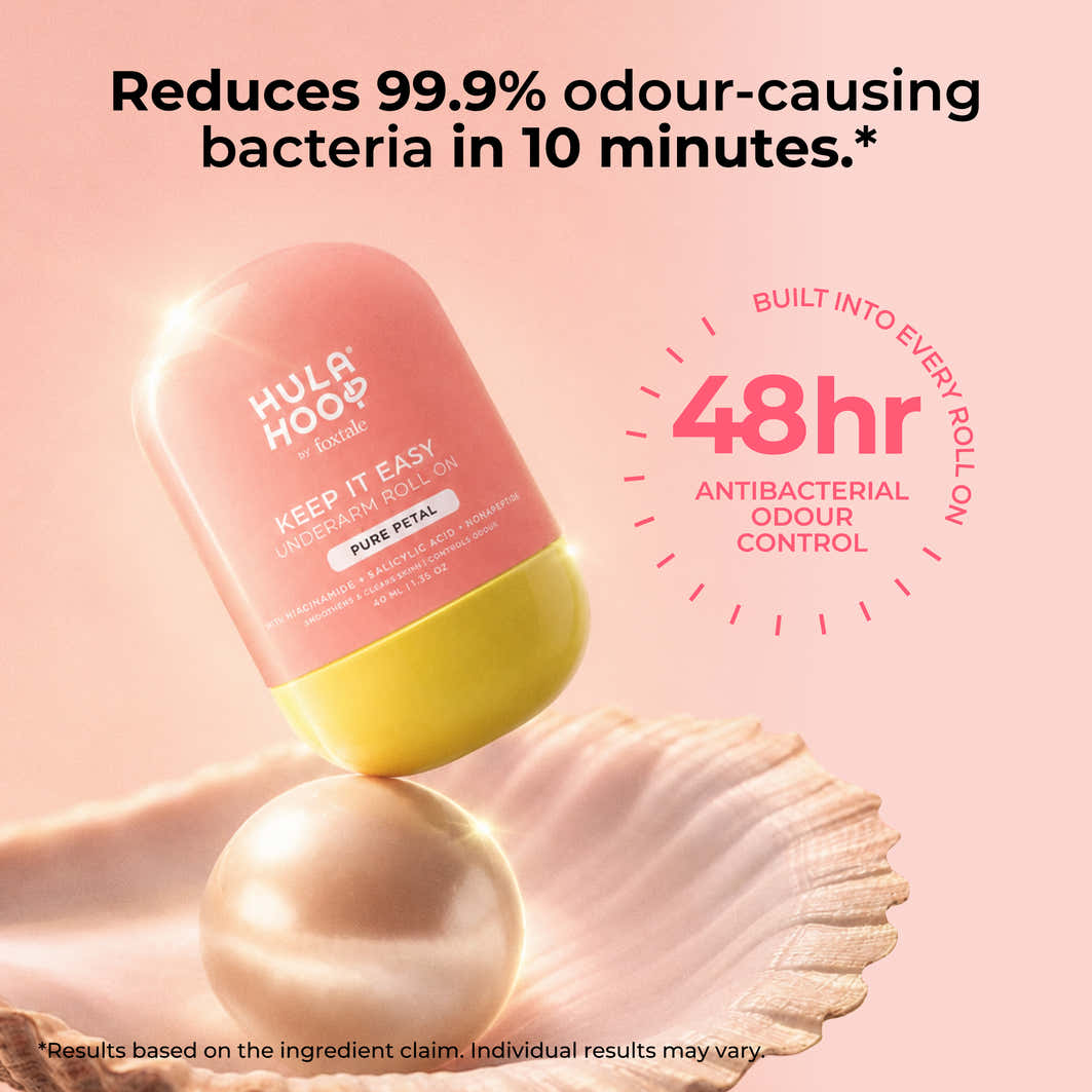 Hula Hoop Smoothening Underarm Roll-On Deodorant