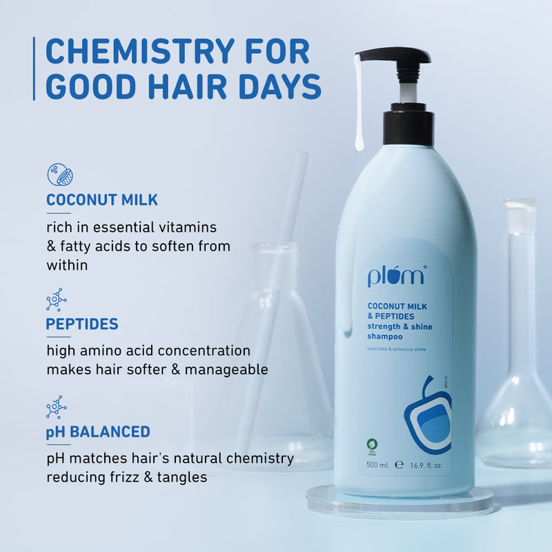 Plum Coconut Milk & Peptides Shampoo (500ml)