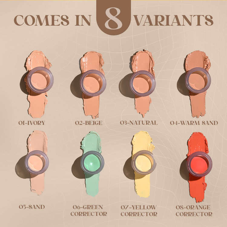 Glam21 Conceal Me Studio Finish Concealer & Corrector (Ivory - 01)