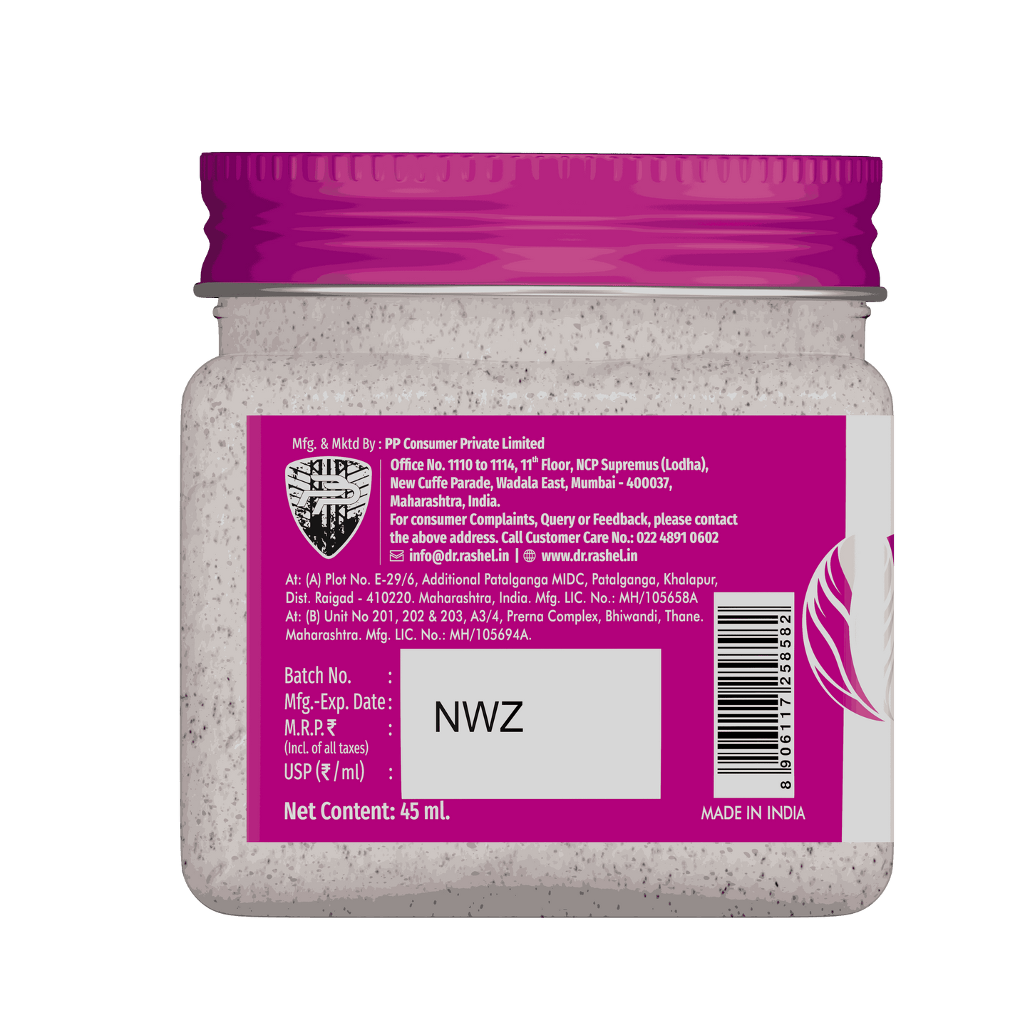 Dr Rashel White Skin Scrub - 45ml