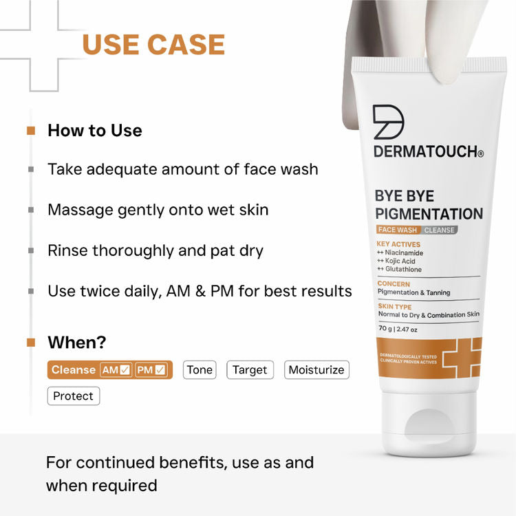 Dermatouch
Bye Bye Pigmentation Combo
(100 g)