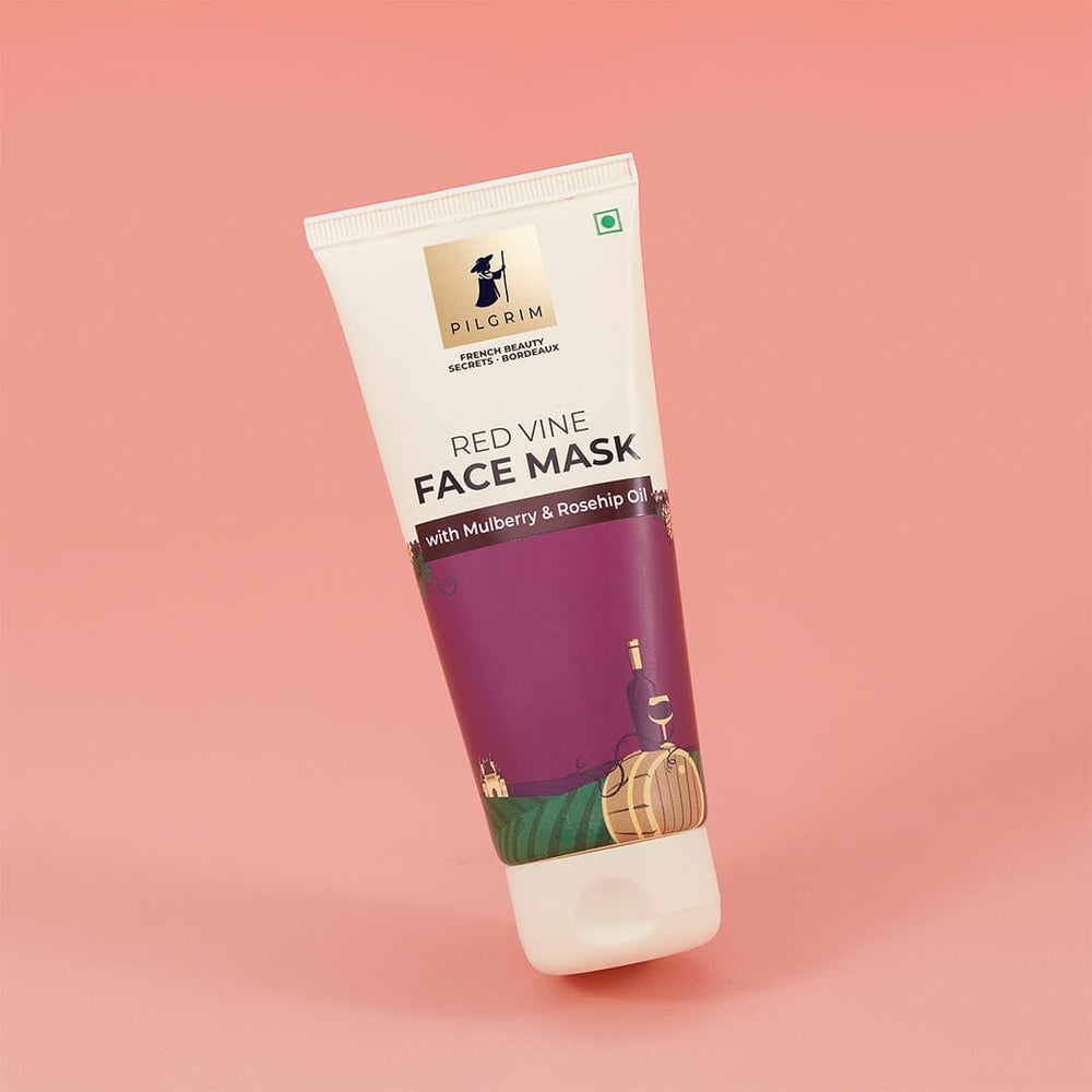 Pilgrim Red Vine Face Mask with Mulberry & Rosehip Oil
For Radiant Glowing Skin