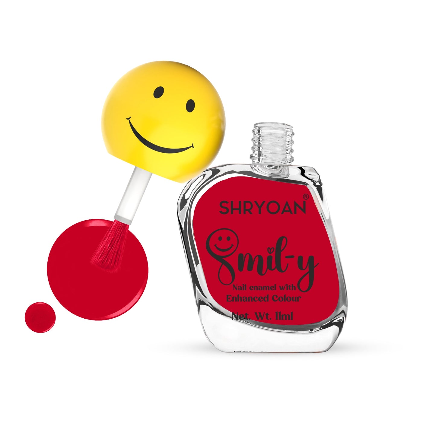 Shryoan Ultra Glossy Nail Paint(Scarlet Red)