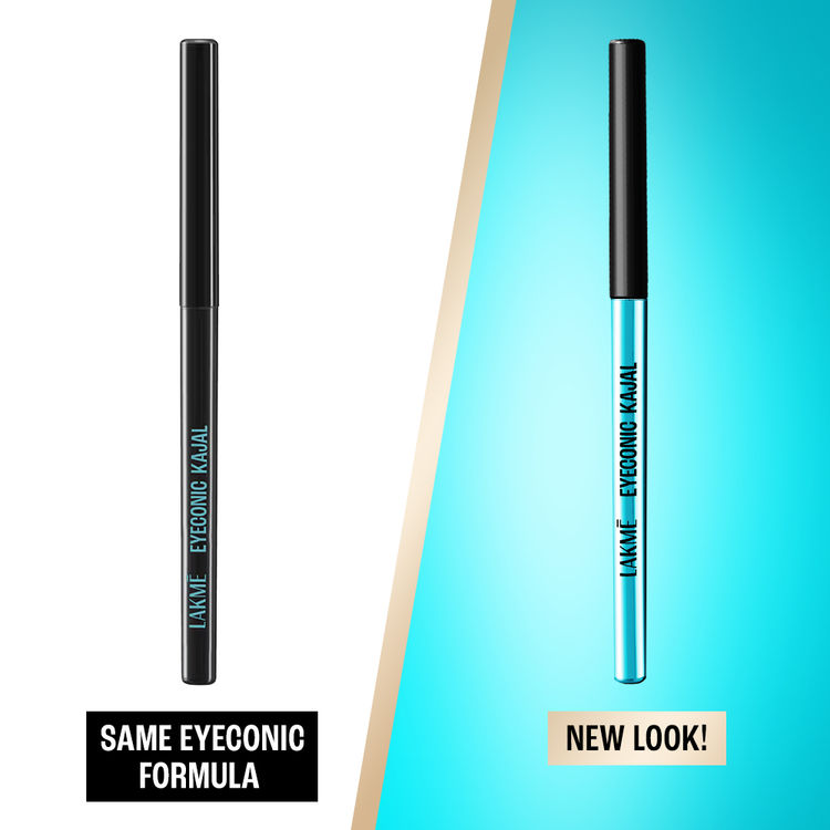 Lakme Eyeconic Kajal in Deep Black Twist Up Pencil With Matte Finish, Lasts 24 hrs
(0.35gm)