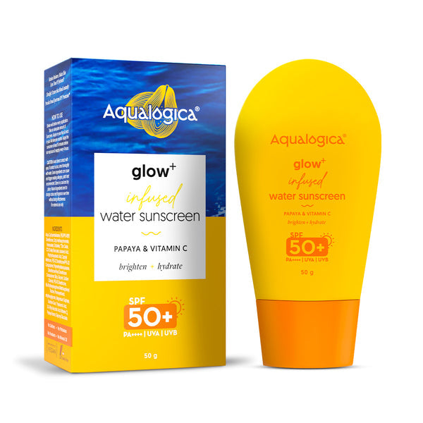Aqualogica Glow+ Infused Water Sunscreen with Papaya & Vitamin C