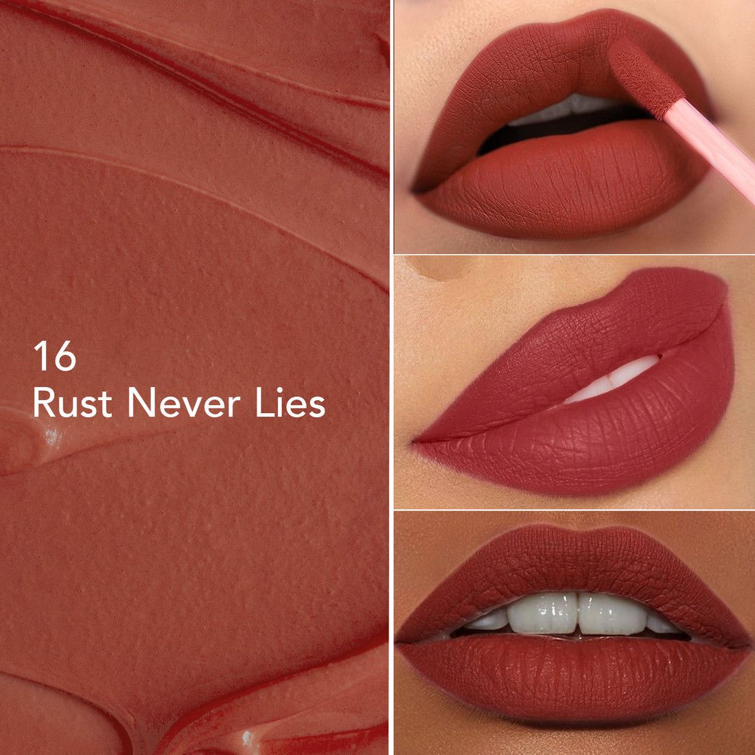 Glam21 Mattitude Lipstick (16Rust Never Lies)