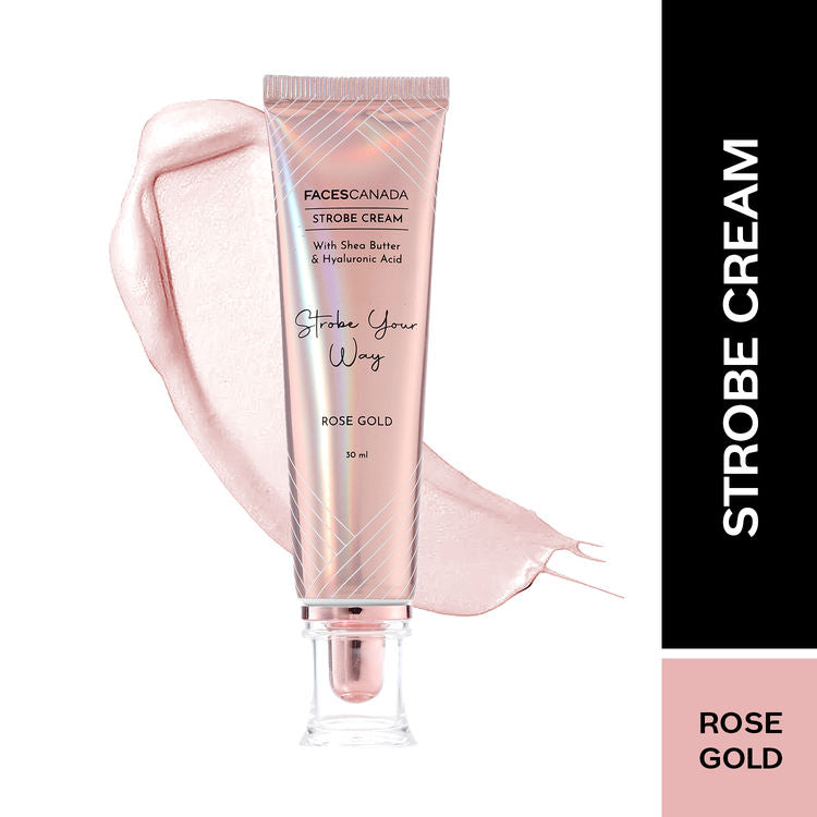 Faces Canada Strobe Cream, Rose Gold (30ml)