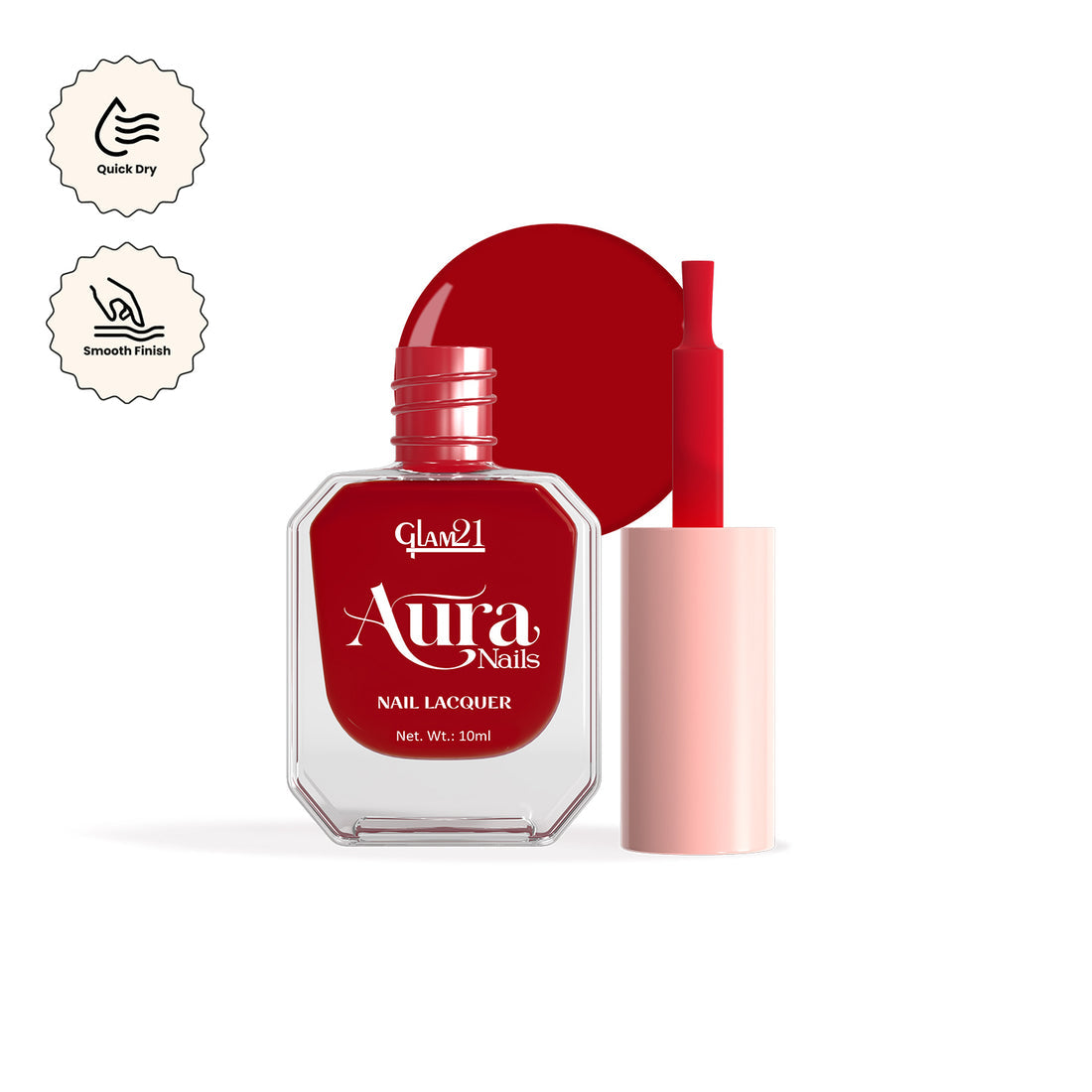 Glam21 Aura - Nail Lacquer (25Garnet Glow)