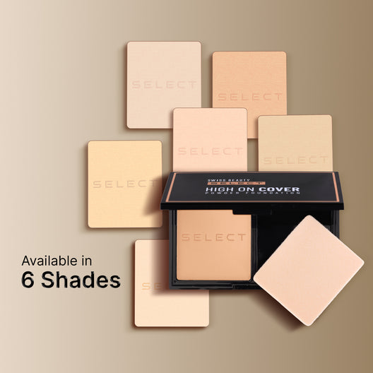 Swiss Beauty Select High On Cover Powder Foundation (04 Neutral Buff)