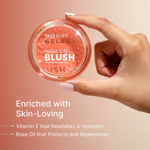 Swiss Beauty Select High on Blush (01 Burnt Rose)
