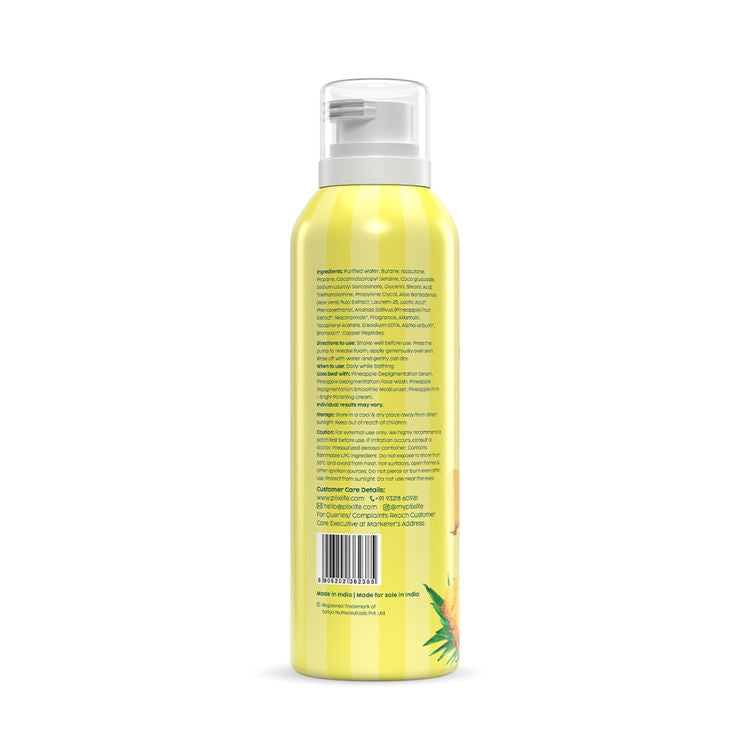 Plix Pineapple Bright Mousse Body Wash For Even-Looking Skin Tone
(200g)