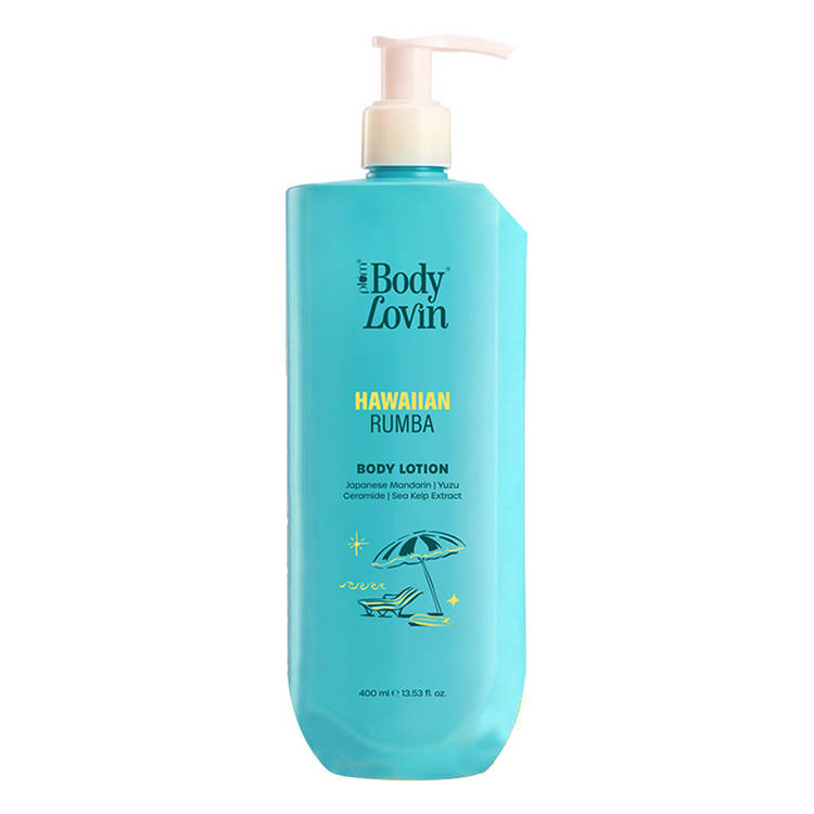 Plum BodyLovin Hawaiian Rumba Body Lotion Hydrating & Brightening Lightweight Gel-Cream Formula (400ml)