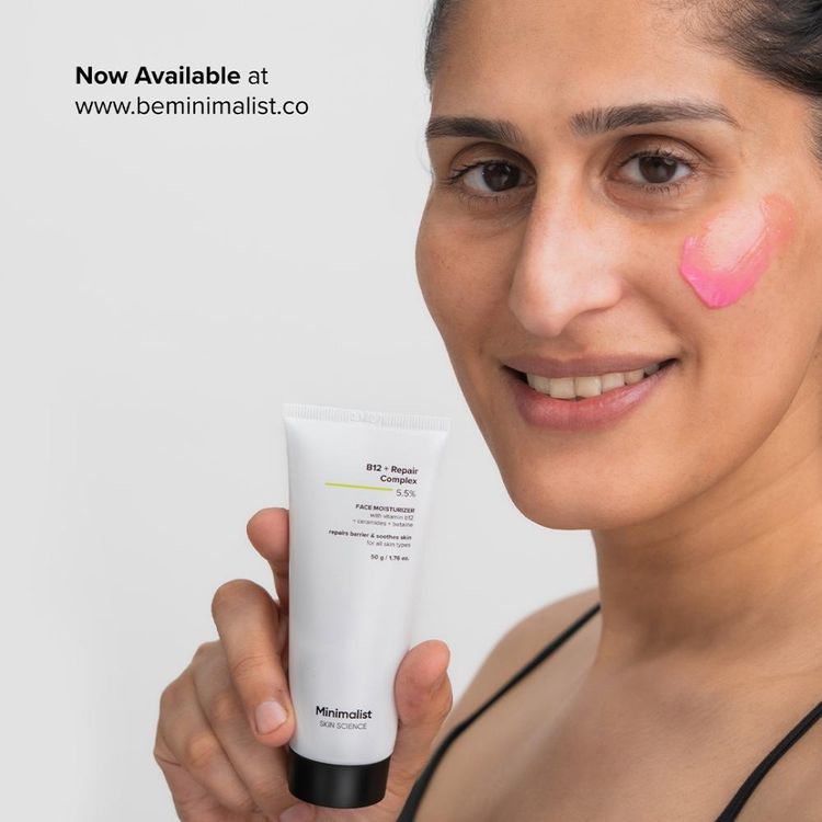 Minimalist B12 + Repair Complex 5.5% Face Moisturizer
(50g)