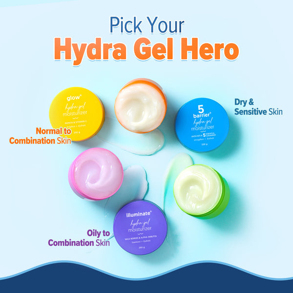 Aqualogica Glow+ Hydra Gel Moisturizer with Vitamin C & Papaya - 200g