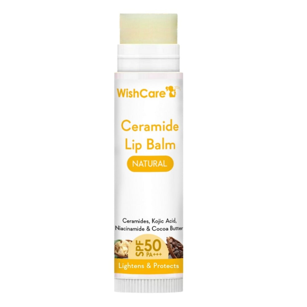 Wishcare Ceramide Lip Balm with SPF 50 PA+++ (Untinted)
SPF Infused Lip Balm for Lip Brightening | 5g