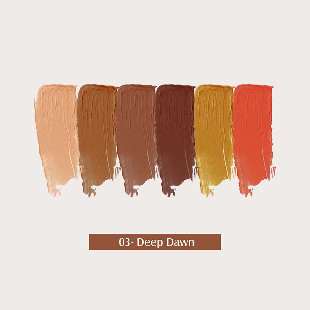 Glam21 Cream Concealer Corrector Palette (03Deep Dawn)