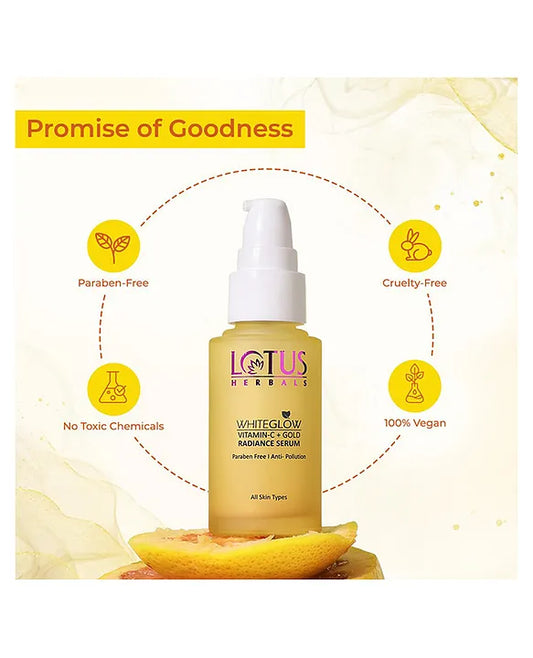 Lotus Herbals Whiteglow Vitamin c+ Gold Radiance Face Serum / 15ml