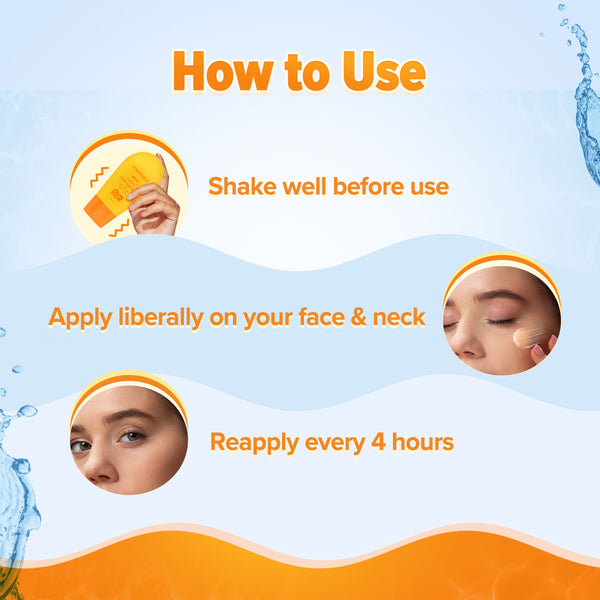 Aqualogica Glow+ Infused Water Sunscreen with Papaya & Vitamin C