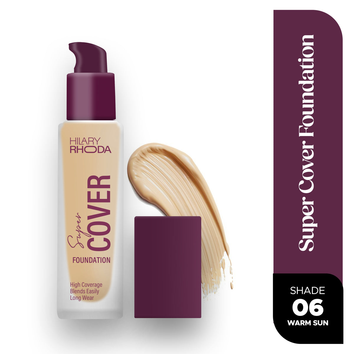Hilary Rhoda Super Cover Foundation (Warm Sun 06)