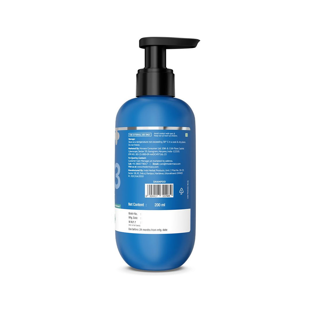 The Derma Co Triple Actives Anti-Dandruff Shampoo - 200 ml