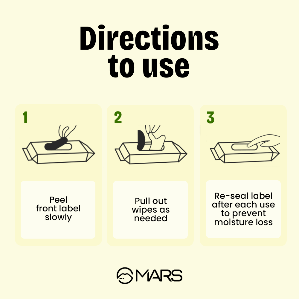 Mars Natural Wet Wipes (Ice)