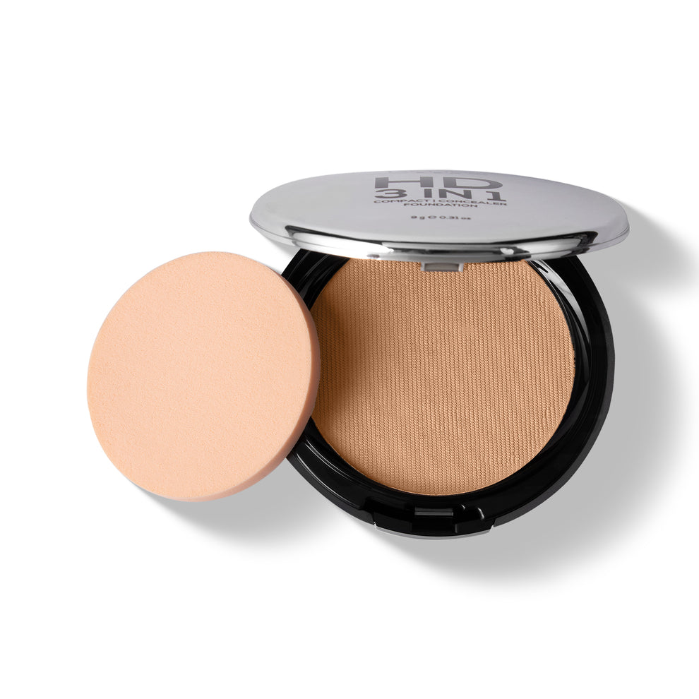 RENEE Pro HD 3-IN-1 Compact, Works as Concealer, Foundation & Powder With SPF 20 (Terre)