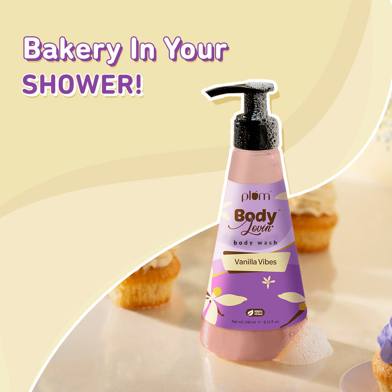 Plum Vanilla Vibes Body Wash (240ml)