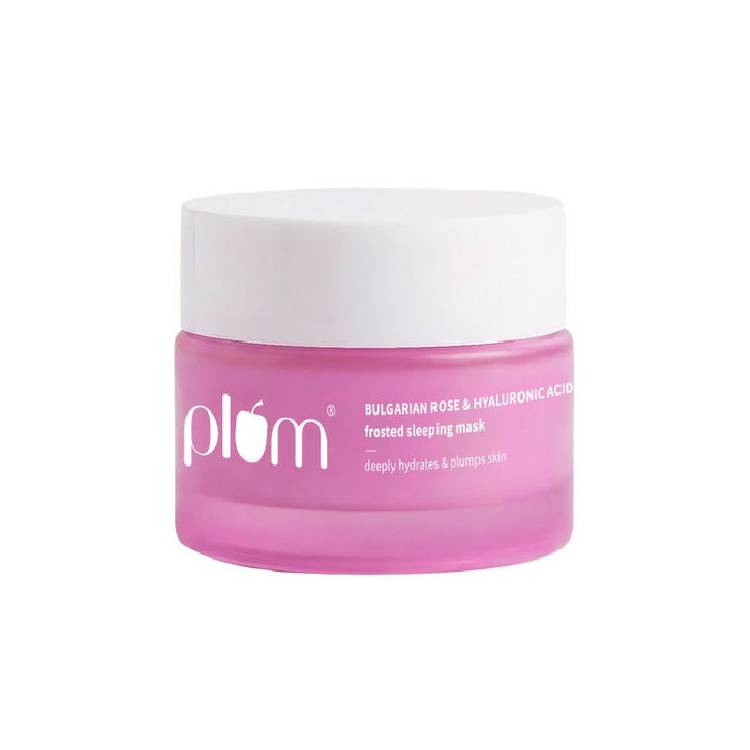 Plum Bulgarian Rose & Hyaluronic Acid Frosted Sleeping Mask (50g)