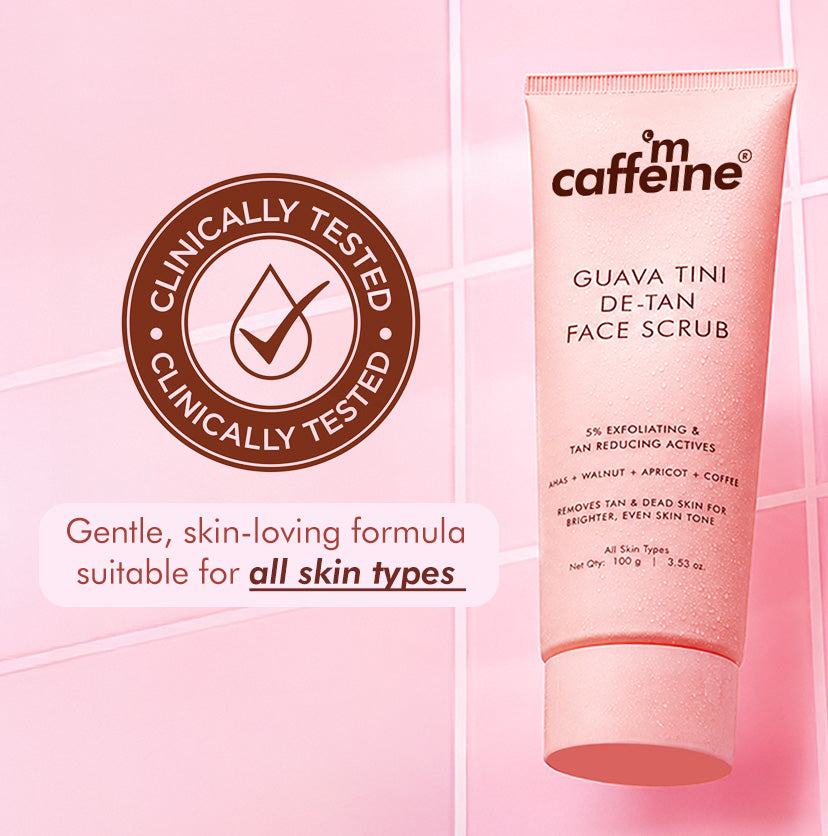 Mcaffeine Guava Tini De-Tan Face Scrub - 100gm