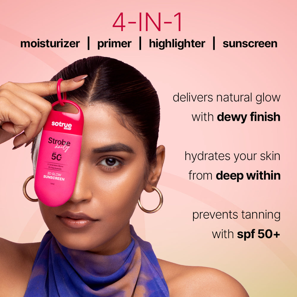 So True Daily Strobe Cream with SPF 50+ | Rose Gold