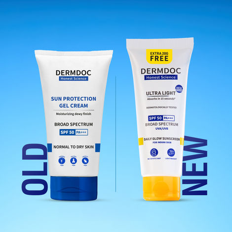 DERMDOC SPF 50 Ultra Light SPF Daily Glow Sunscreen 50 gm