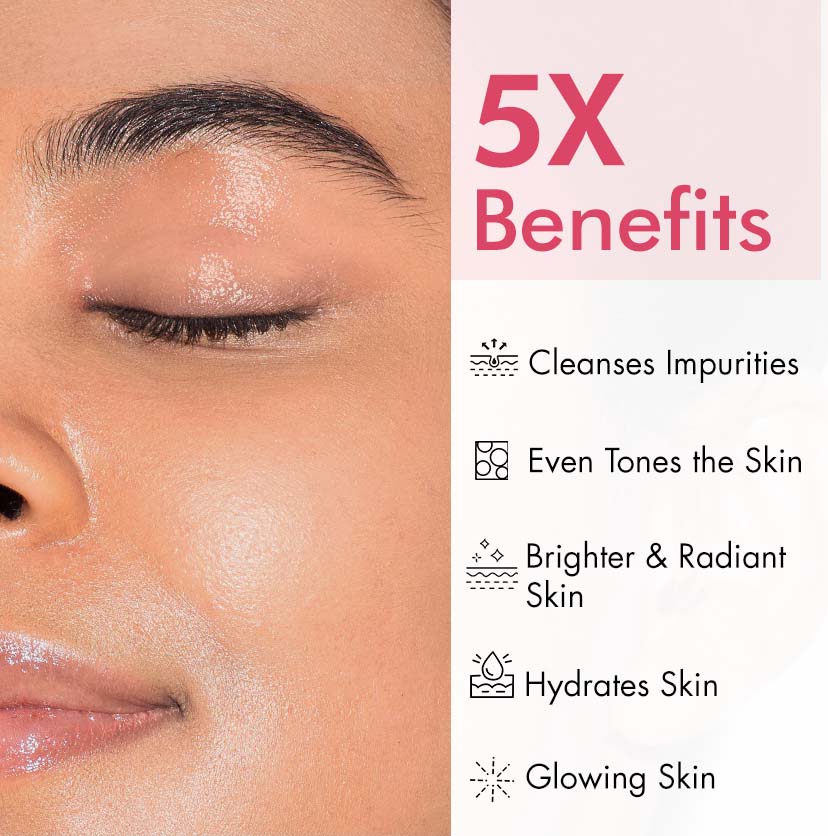 Mcaffeine Brightening Face Wash - 1% Kojic Acid & Glutathione