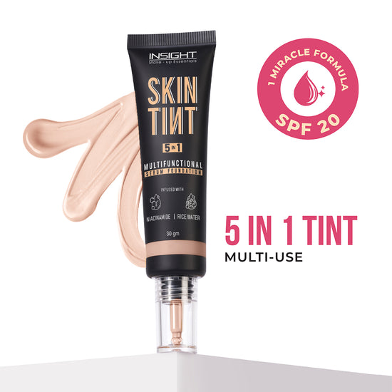 Insight Cosmetics Skin Tint 5 In 1 Multifunctional Serum Foundation (03 Latte Please !)