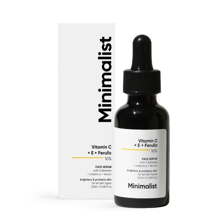 Minimalist 16% Vitamin C Face Serum With Vitamin E & Ferulic Acid For Advanced Users
(20ml)