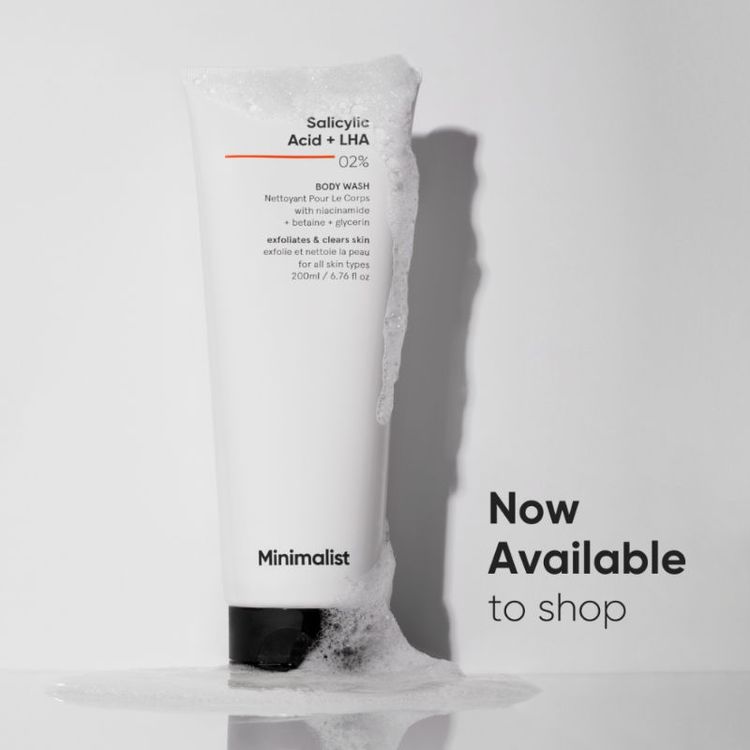 Minimalist Salicylic Acid & LHA 2% Body Wash With Niacinamide
(200ml)