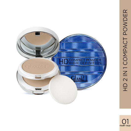 Glam21 HD Compact Powder (01Fairy Tale)