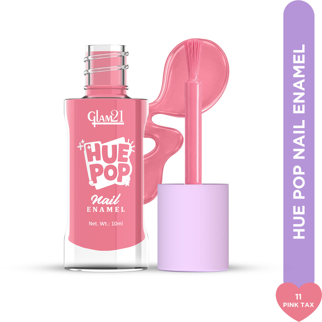 Glam21 Hue Pop Nail Paint / 11 Pink Tax
